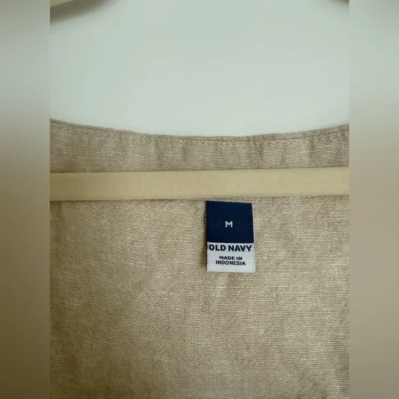 Square neck linen crop tank top (part of matching set - skort also available!) - Picture 5 of 6